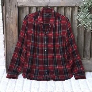 Madewell Central Shirt Tartan Plaid